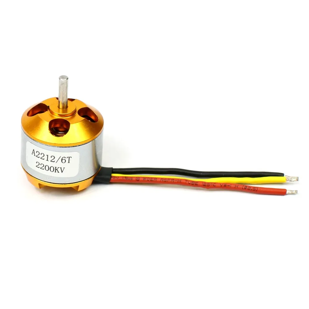 F02048 A 2212 A2212 2200KV soporte de Motor Outrunner sin escobillas 6T para avión RC multihelicóptero Quadcopter Drone + FS