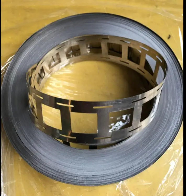 

0.15 x 27mm precut Nickel Plated Steel Strap Strip Sheets for battery pack welding Roll type Continuous length