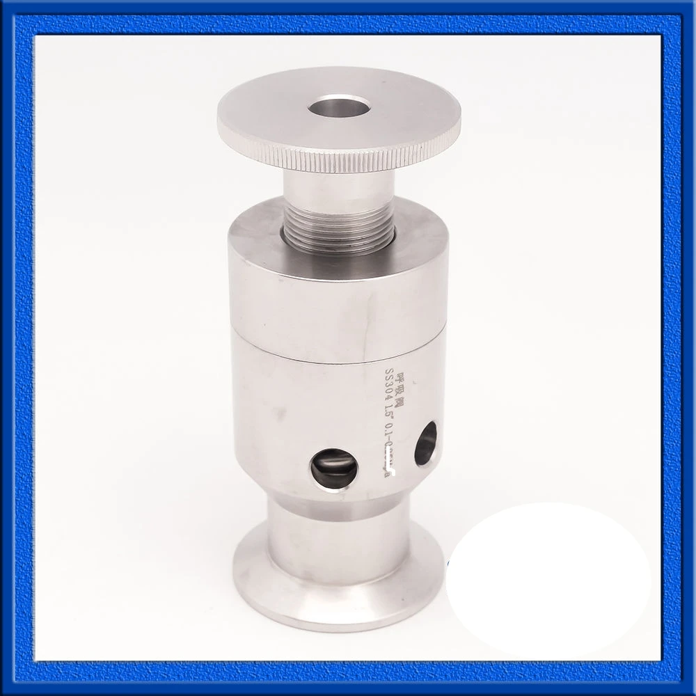 1,5 "Tri Clamp 0,5-5 Bar Einstellbare Druck Relief Sicherheit Ventil Sanitär SUS 304 Edelstahl Bier Brauen – Detail 2