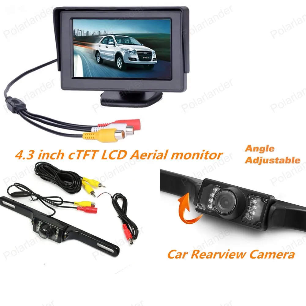 

reverse parking camera 4.3 inch Aerial display rearview FPV HD Waterproof screen Monitor for Car Rear reversing backup