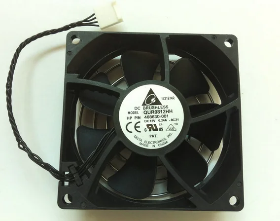 QUR0812HH 8025 12V 0.24A 8 سنتيمتر 4 سلك