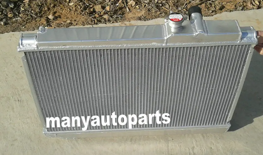 3 صفوف مشعاع ألومنيوم لتويوتا سوبرا المحلق عاليا MK3 7M-GTE + 2 المشجعين 1986-1992 87 88 89 90 91 952