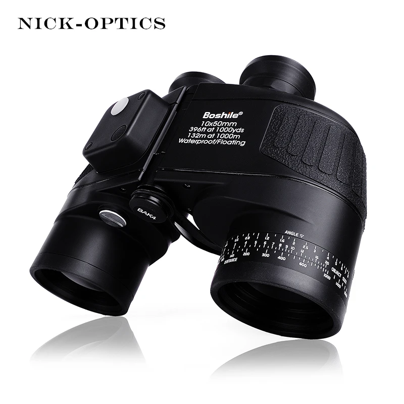 Boshile Military Binoculars 10X50 Rangefinder &Compass Telescope Binocular Lll Night Vision HD Powerful Binoculars For Hunting