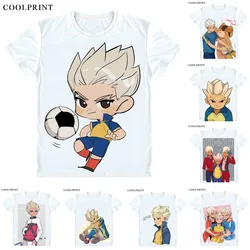 Coolprint Gouenji Shuuya T Shirt Inazuma Raimon Eleven Japan Men Casual TShirt Premium T-Shirt Printed Short Sleeve Shirts