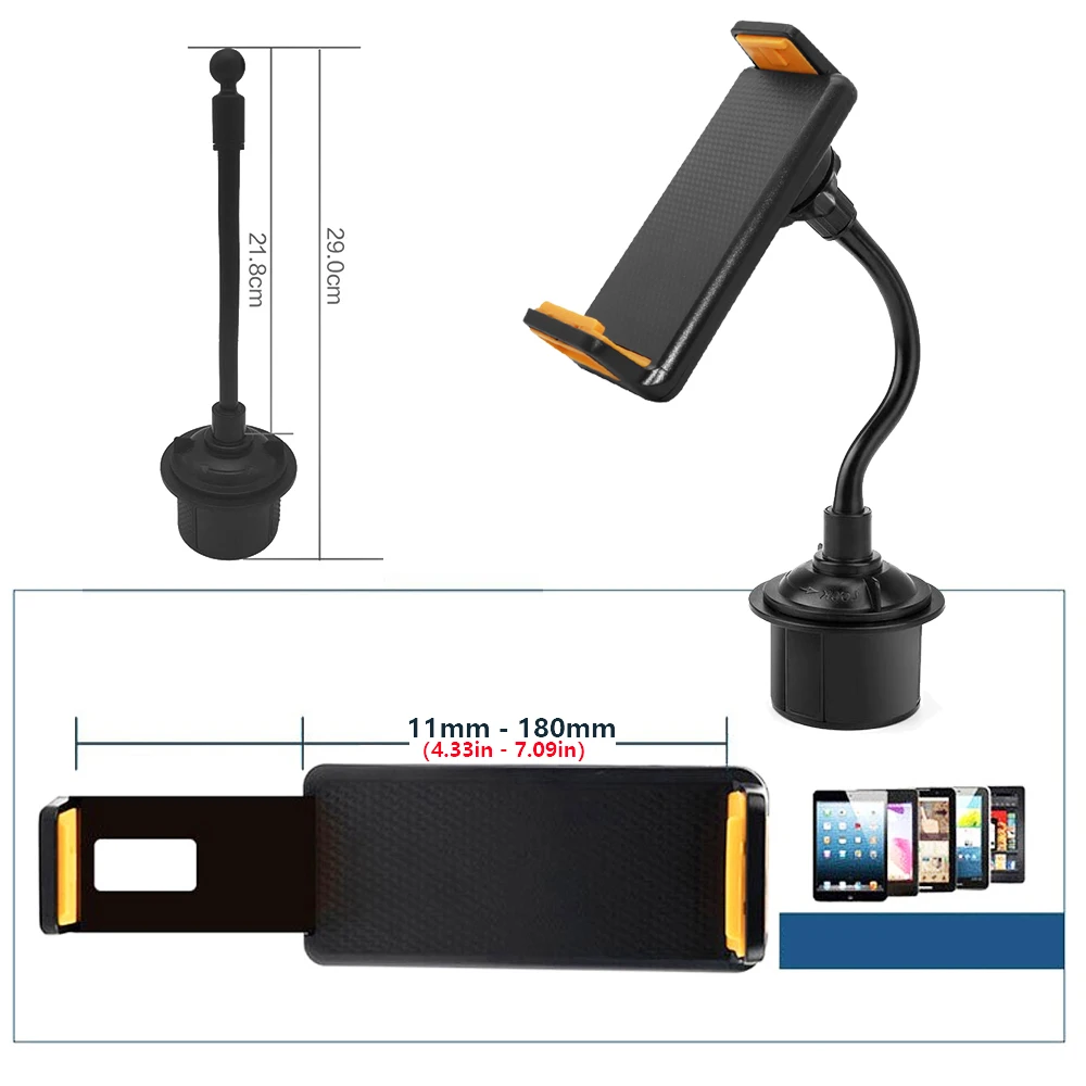 Soporte de coche para IPAD Air Mini, Samsung, tableta, 6-10,5 pulgadas, iPhone X, teléfono Huawei