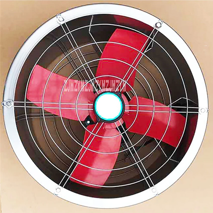 Extractor de aire de 180W para cocina y baño, ventilador pequeño con cilindro de escape de 14 pulgadas, 220V, W