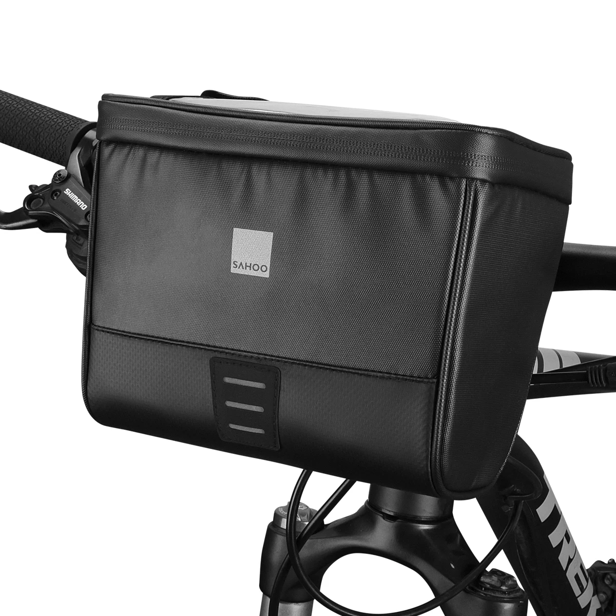 Sahoo Travel Series 112049 Waterproof Touchscreen Cycling Bike Bicycle Map Sleeve Handlebar Bag Pack Pannier Basket Phone Camera