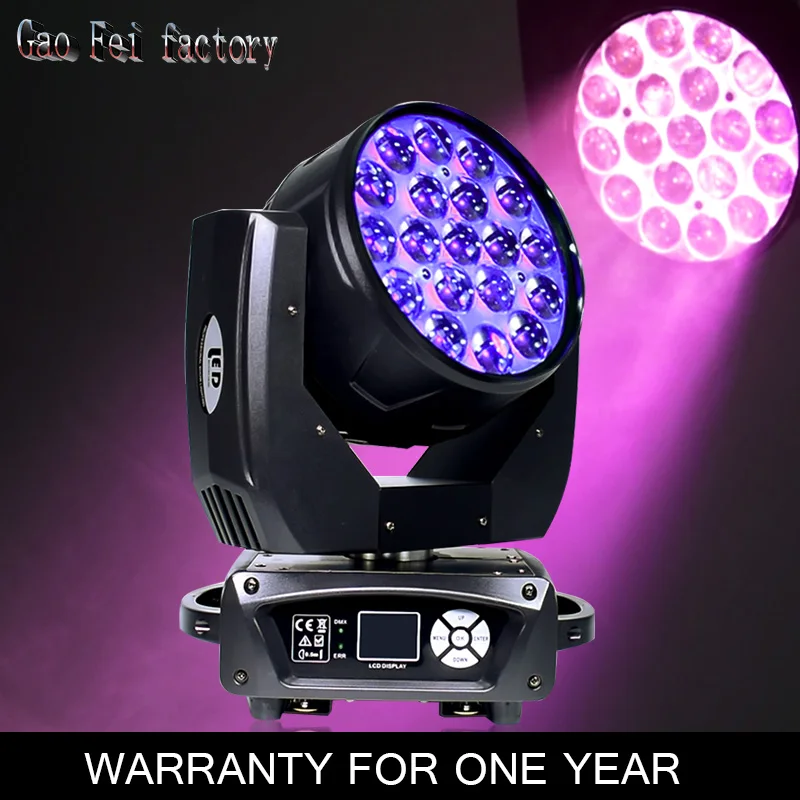 movendo a cabeca led zoom lyre wash light efeito de feixe rgbw para dj hibrido dj light festa de casamento show 19x15w 01