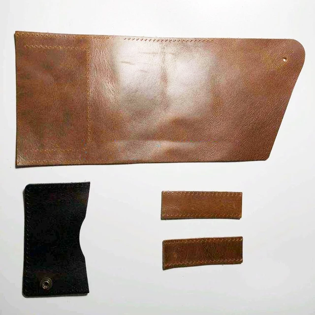 DIY leather craft long wallet envelope cardholder die orders cutting knife mold metal hollowed punch tool blade 19x9x1cm