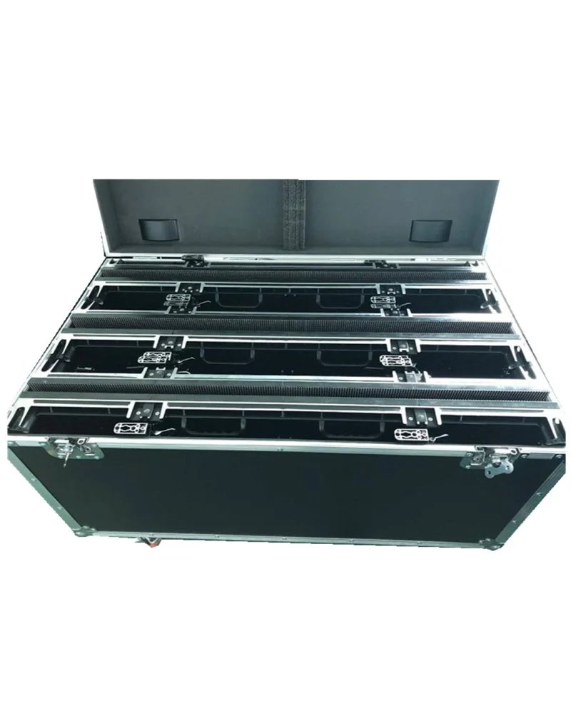 P4 and P8 Flight Case 512mmX512mm aluminium die casting cabinet 1 Pack 6 or 1 pack 8 flight case