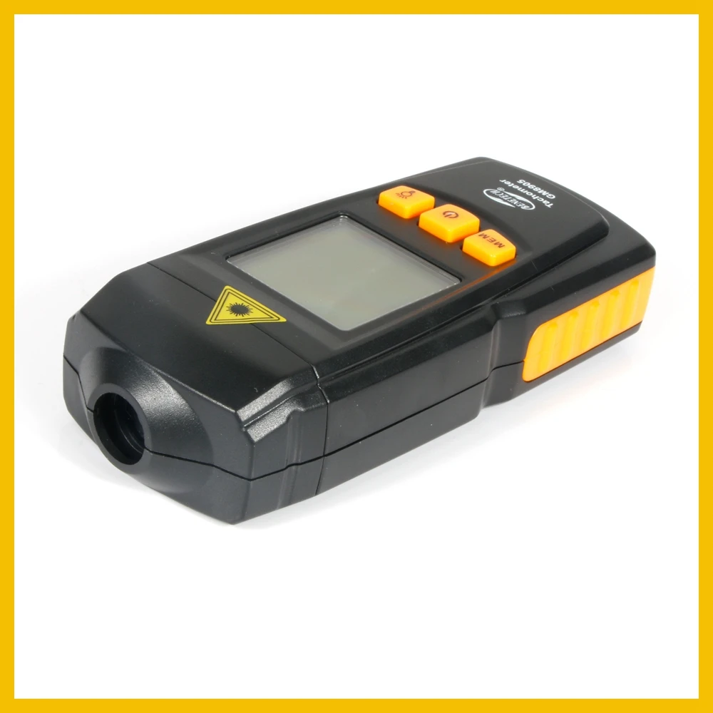 Digital Laser Photo Tachometer Non Contact LCD Tach RPM Meter Rotate Speed Detector Wide Measuring GM8905-BENETECH