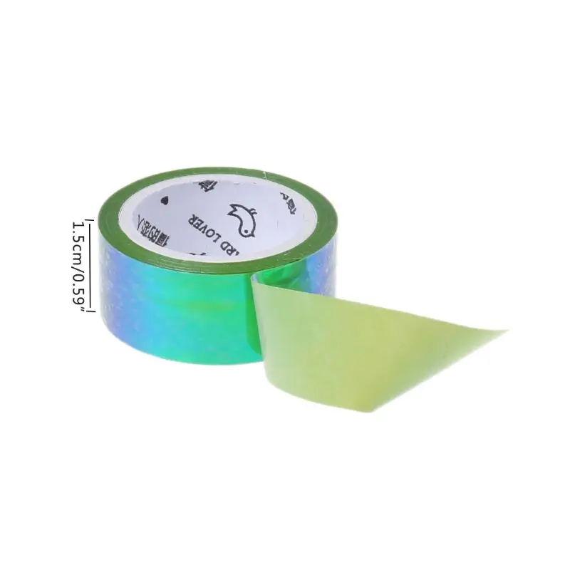 5m Rhythmic Gymnastics Decoration Holographic RG Prismatic Glitter Tape Hoops Stick DIY Scrapbooking Tools Masking Tape