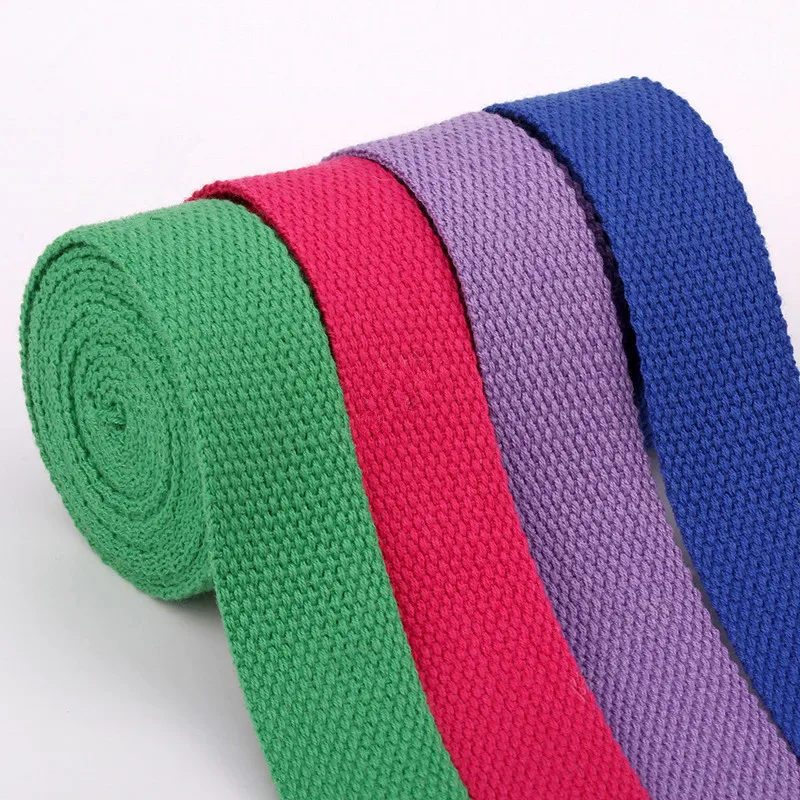 5meter 32mm width Canvas Ribbon Polyester Cotton Webbing Strap Sewing Bag Belt Accessories Outdoor Backpack Bag Parts