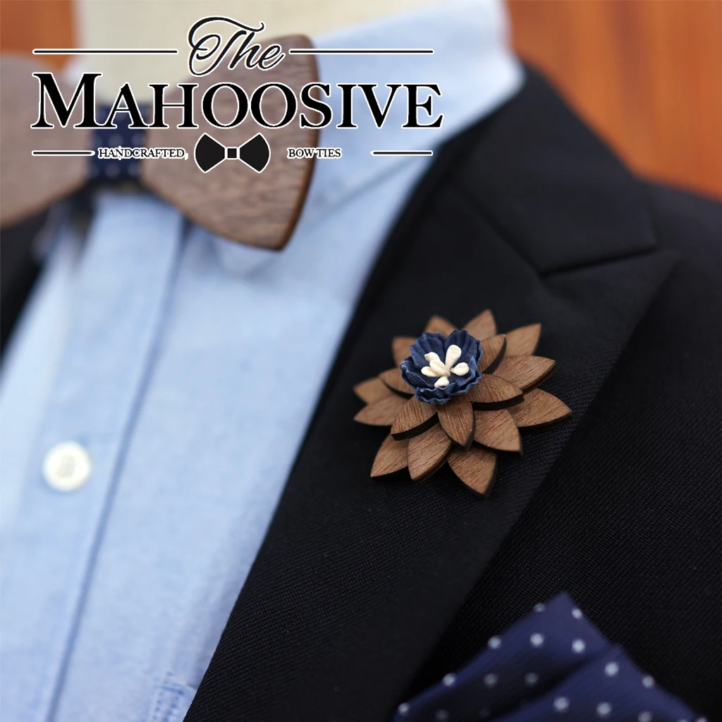Mahoosive-Broche en Bois et Émail pour Fille et Femme, Danemark ge de Col, Décor de Mariage