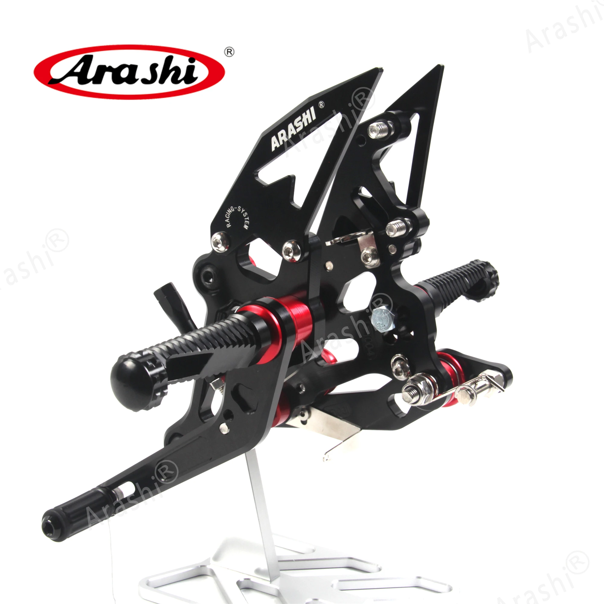 Arashi Motorcycle Rider Rearset For YAMAHA MT07 MT-07 2014 - 2022 CNC Footrest Adjustable Foot Pegs MT 07 FZ 07 2014 2015 2016