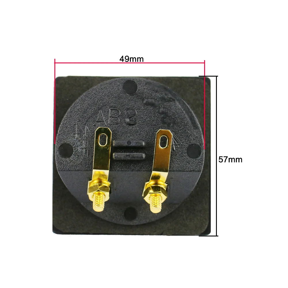 GHXAMP High-quality 2 Way Speaker Junction Box Terminal Two-speaker Terminal Wiring For Mini Speaker DIY 57*57MM 2PCS
