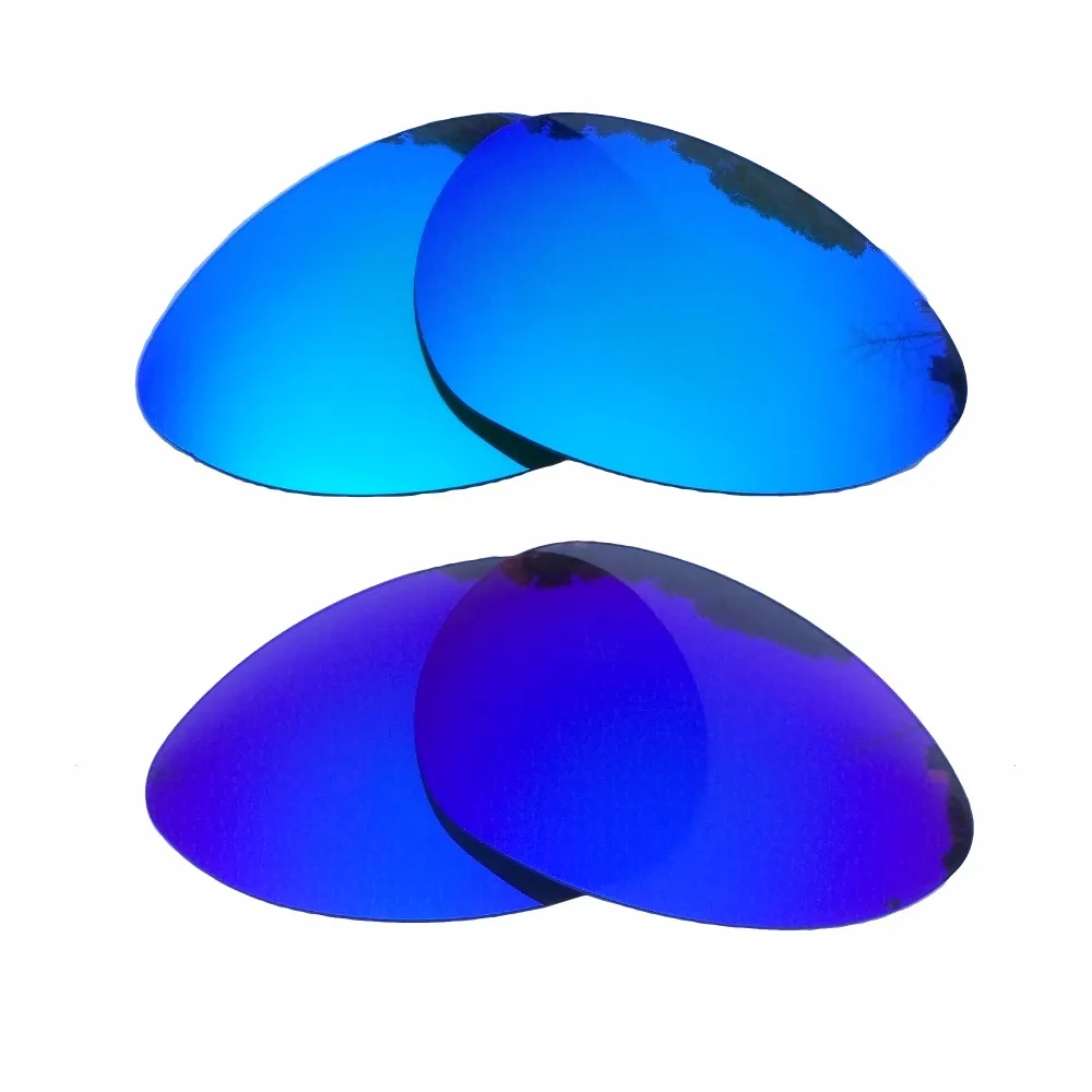 Ice Blue Mirrored & Purple Mirrored Polarized Replacement Lenses for Crosshair S Frame 100% UVA & UVB