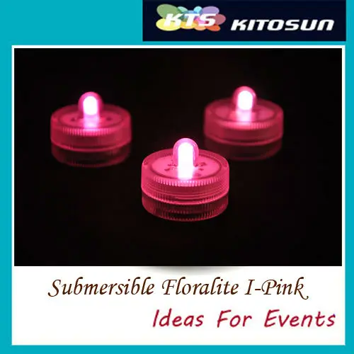 

KITOSUN 2016 super quality pink color Small Battery Operated submersible Micro Mini led light for wedding centerpiece