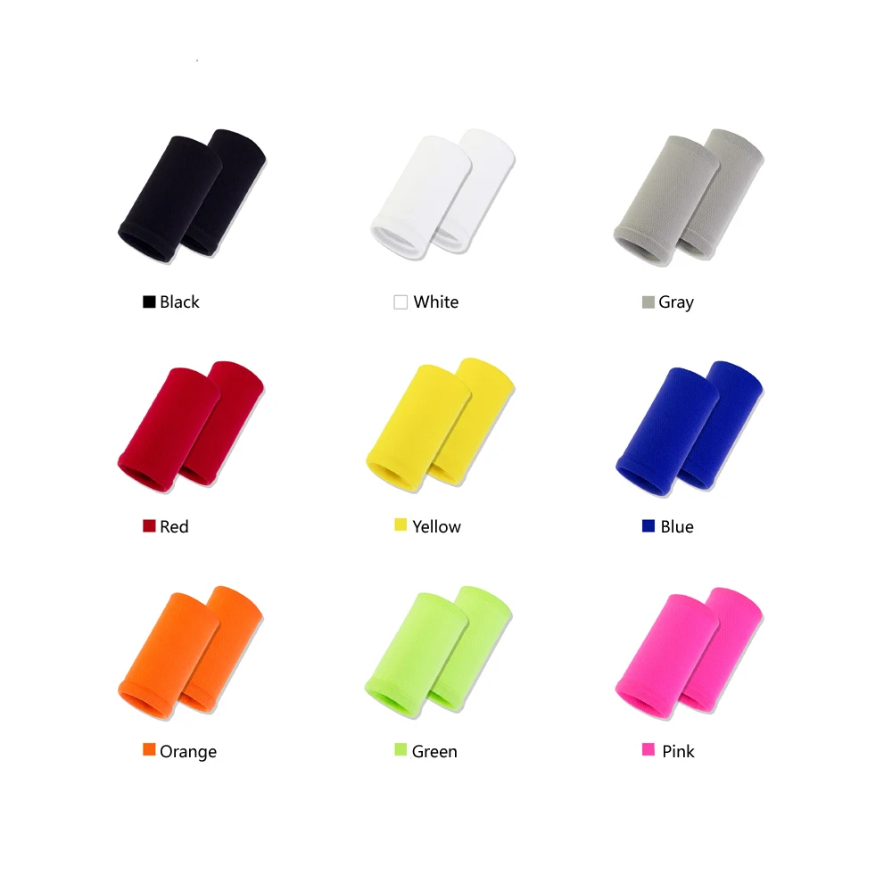 Wrist Sweatband in 5 Different Colors,Made by High Elastic, Athletic Wristbands, Comfortable Pressure Protection, Armbands