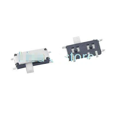 10/20/50PCS DC 50V 0.3A 7 Pin On-On 2 Position 1P2T SPDT SMD SMT  Horizontal Slide Switch Side Knob PCB Right Angle MSK-12C01-07