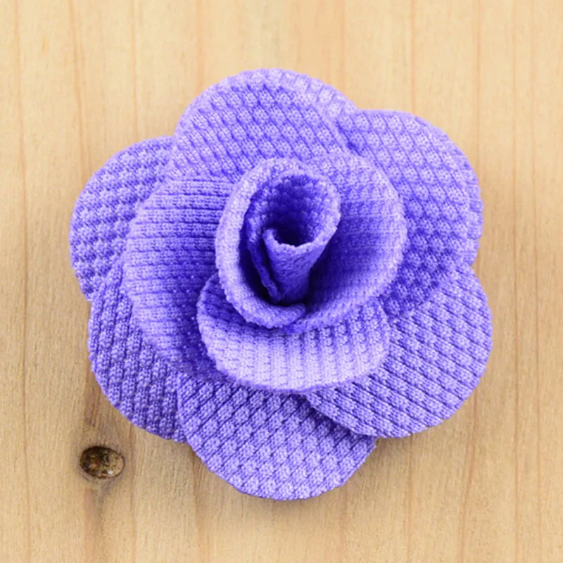 160 pcs/lot , 4CM Petite Roses Flower,  Linen Fabric Flower, Burlap fabric DIY Flower