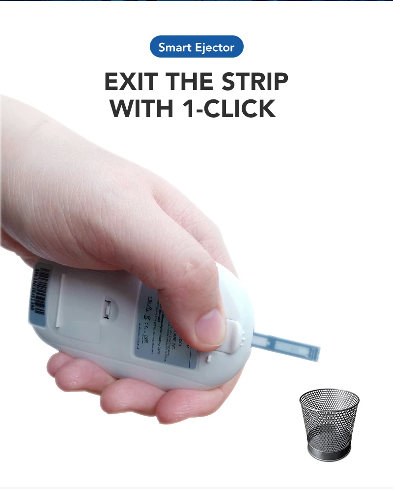 Sinocare Safe-Accu Blutzuckermessgerät Glucometer Kit Diabetes Tester 50/100 Teststreifen Lanzetten Medizinisches Blutzuckermessgerät – Detail 11