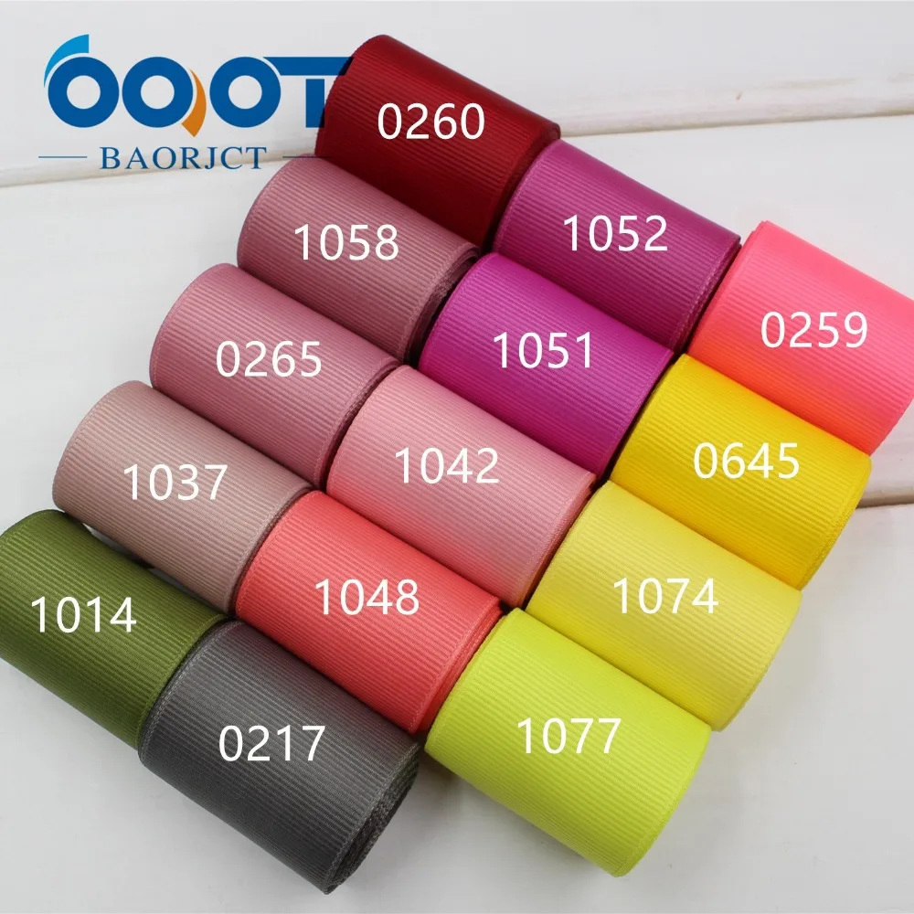 OOOT BAORJCT 173212 , 38mm nastro in gros-grain tinta unita 10 metri, accessori per abbigliamento fatti a mano fai-da-te, gioielli e accessori