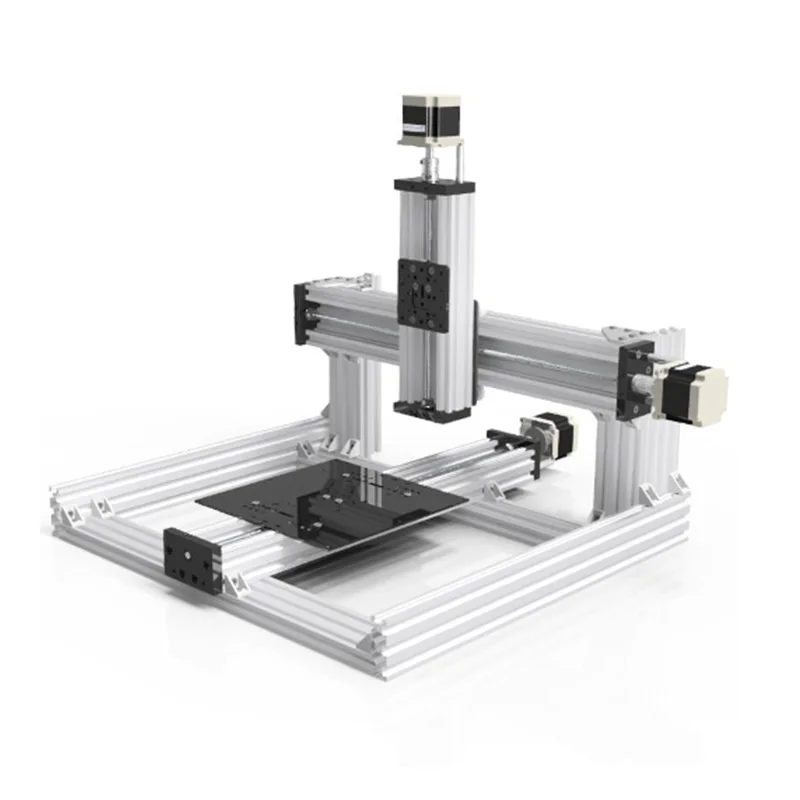 Imagem -05 - Bulkman-c-beam Cnc Machine Kit Mecânica Desktop Faça Você Mesmo Gravura Frame 1.26n.m Nema23 Stepper Motors Axis 20