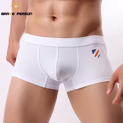 Brand Underwear Men Boxers Shorts Mesh Breathable Fabric Low-waist Sexy Mens Underwear Boxers U Convex Pouch Underpants