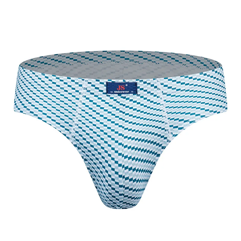 Jieshen novo stripe briefs venda 4 pçs/lote dos homens breve algodão roupa interior dos homens pant para homens sexy roupa interior