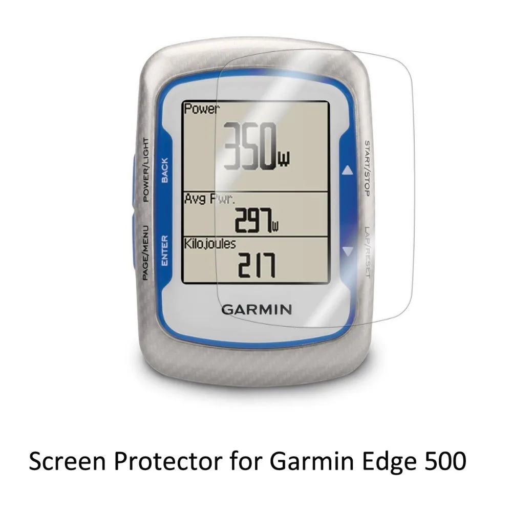 3* Clear LCD PET Film Anti-Scratch Screen Protector Cover for Cycling Training GPS Garmin Edge 500 Edge500