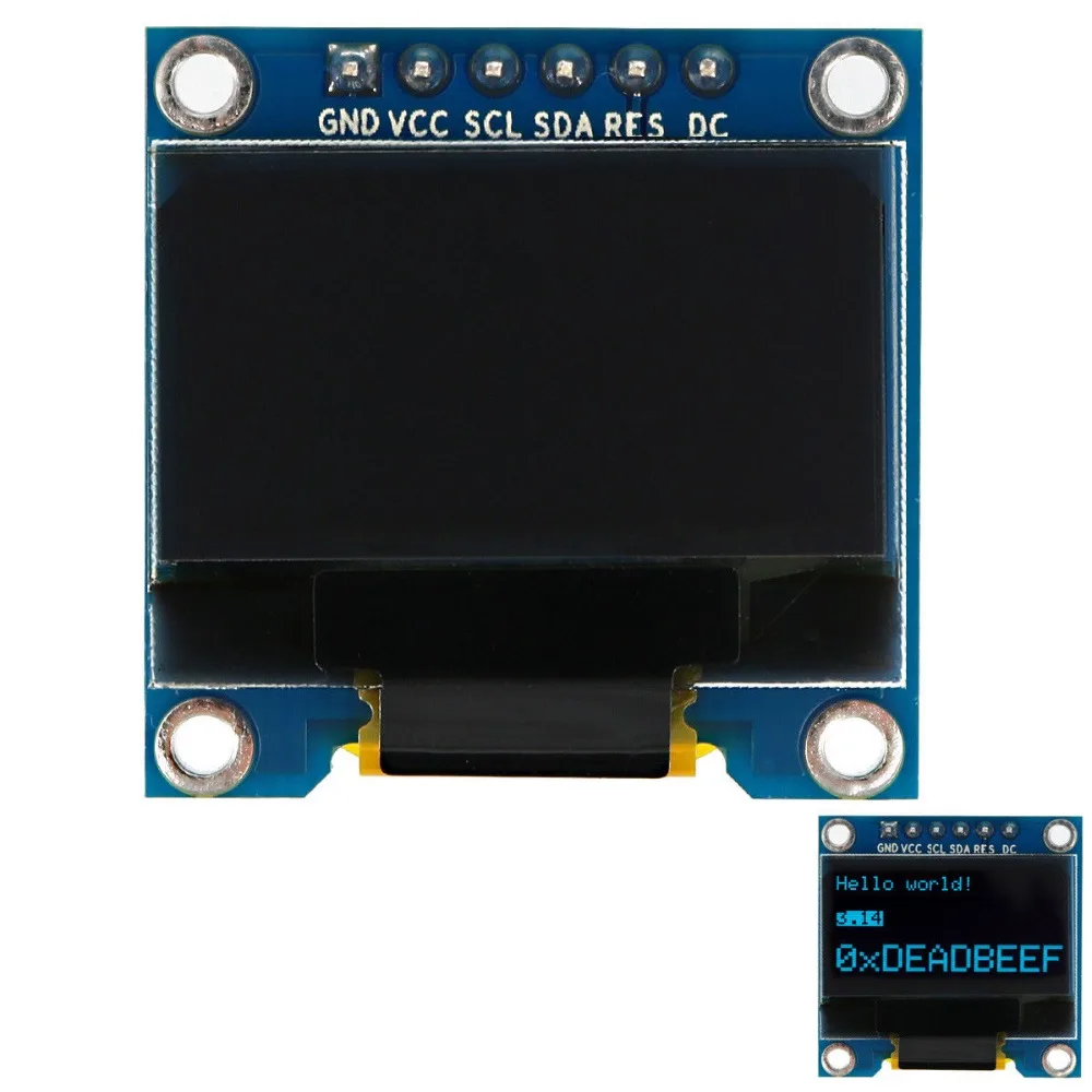 0.96インチoledディスプレイモジュール,arduino stm32 51 sd1306ドライバー用の青い12864 LEDスクリーン,新品,DIY