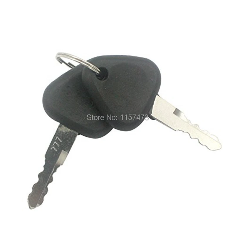 2 Pcs/lot 777 Heavy Equipment Key for Volvo Excavator Parts,3 year  warranty