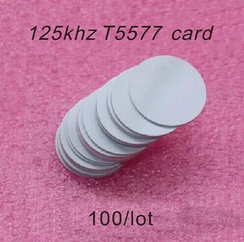 RFID tag 100pcs/lot Read Write Waterproof 125KHz T5577 Rfid ID Coin Tags