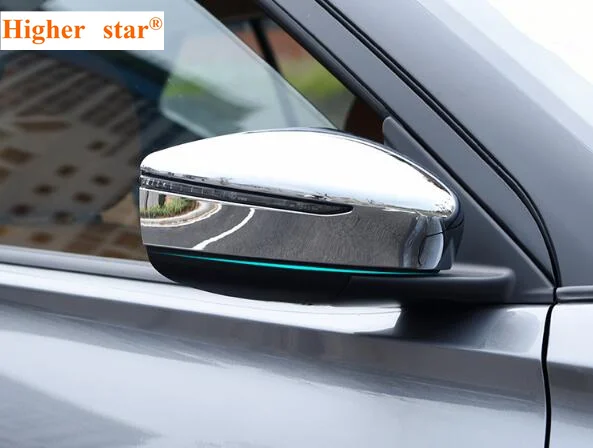 

Higher star ABS chromes 2pcs car door mirror deocoration protection cover,mirror decoration trim for Nissan Kicks 2016-2020