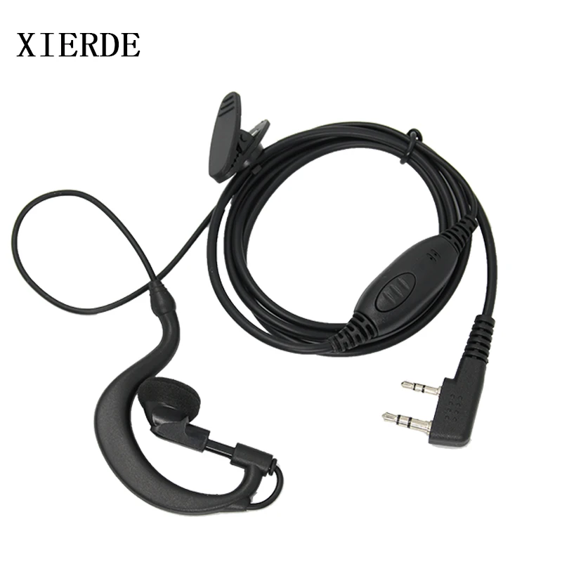 Microphone Headset Headphone K head Earphone with forBaofeng 5R Walkie Talkie Portable Radio BF-888S BF-666S BF-999S Accessories