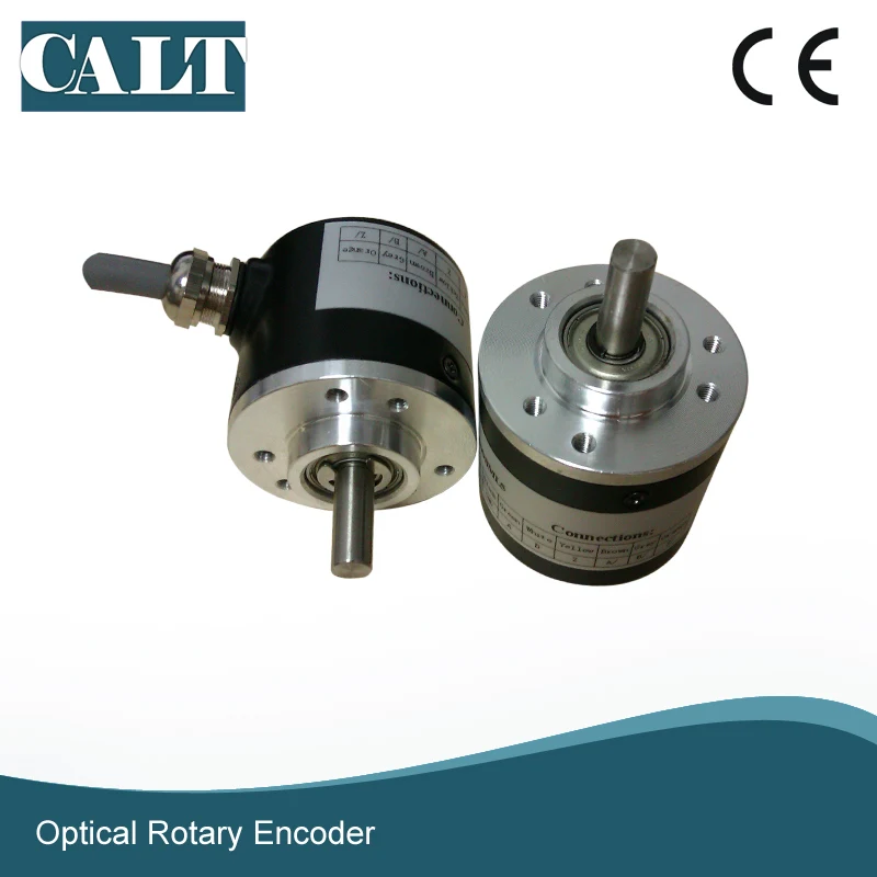 GHS3806 solid shafted 6mm dia incremental encoder 1000 1024 2000 2048 ppr line driver TTL output invertal aa-bb-zz- signal