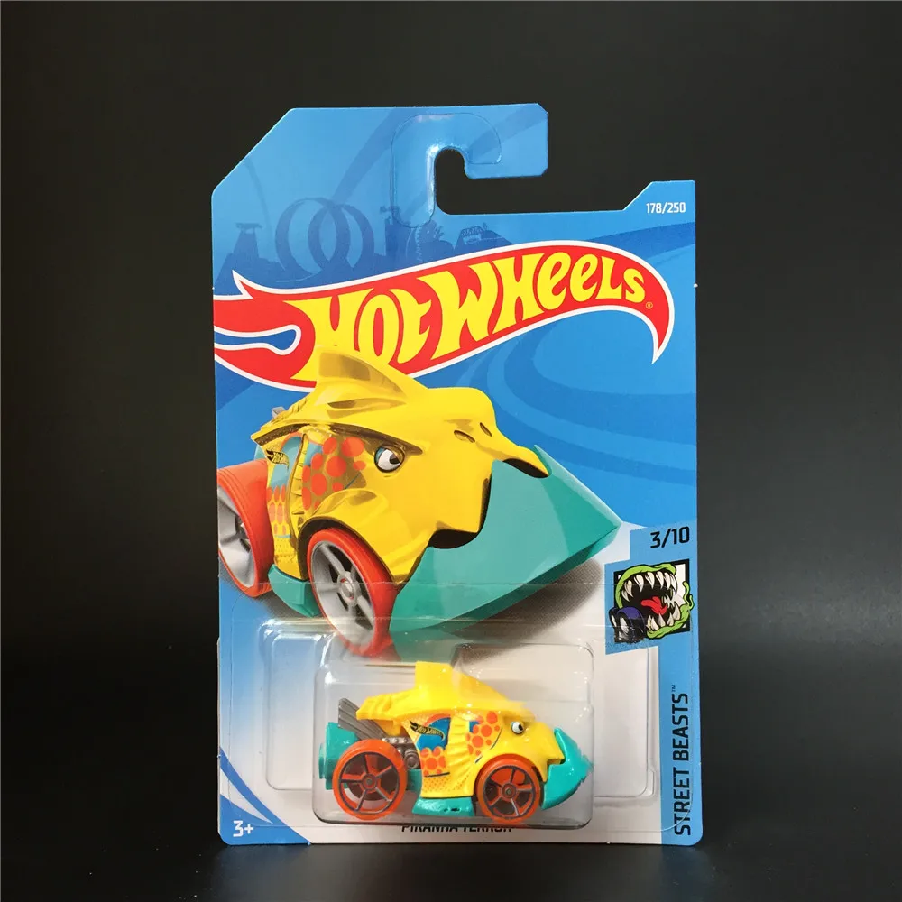 

2019 Hot Wheels 1:64 Car PIRANHA TERROR Collector Edition Metal Diecast Cars Collection Kids Toys Vehicle For Gift