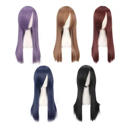 ccutoo Orochimaru 60cm/23.6inch Black Straight Long Synthetic Hair Full Bangs High Temperature Fiber Cospaly Full Wigs