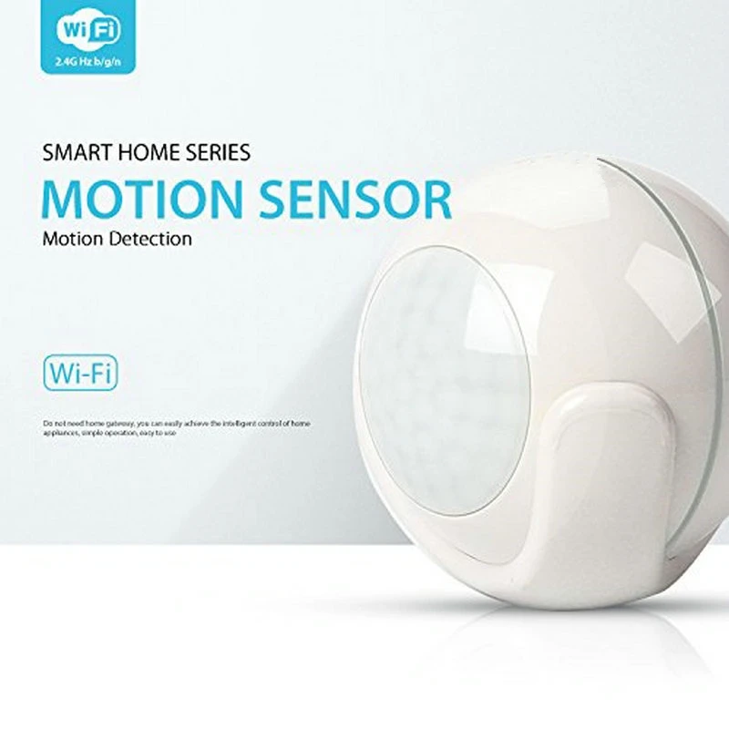 WIFI PIR Motion Sensor for TUYA Smart Home Video Alarm Kit Support Wifi with Free SmartLife TUYA Smart APP For Free Shipping