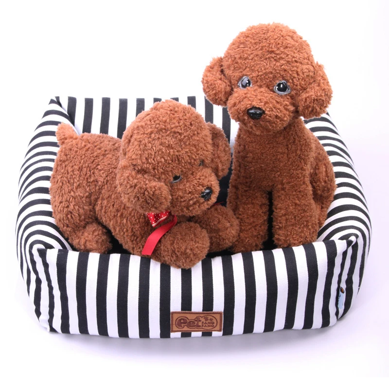 Hot Sale Winter Warm Cute Dog Bed High Quality Canvas Soft Dog House Sofas for Small Medium Dogs kennel Animal Product