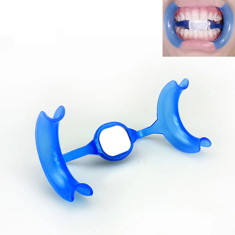 10pcs M Type Mouth Opener Cheek Retractor Dental Tools Dentist Material Dentistry With Mirror Mouth Opener