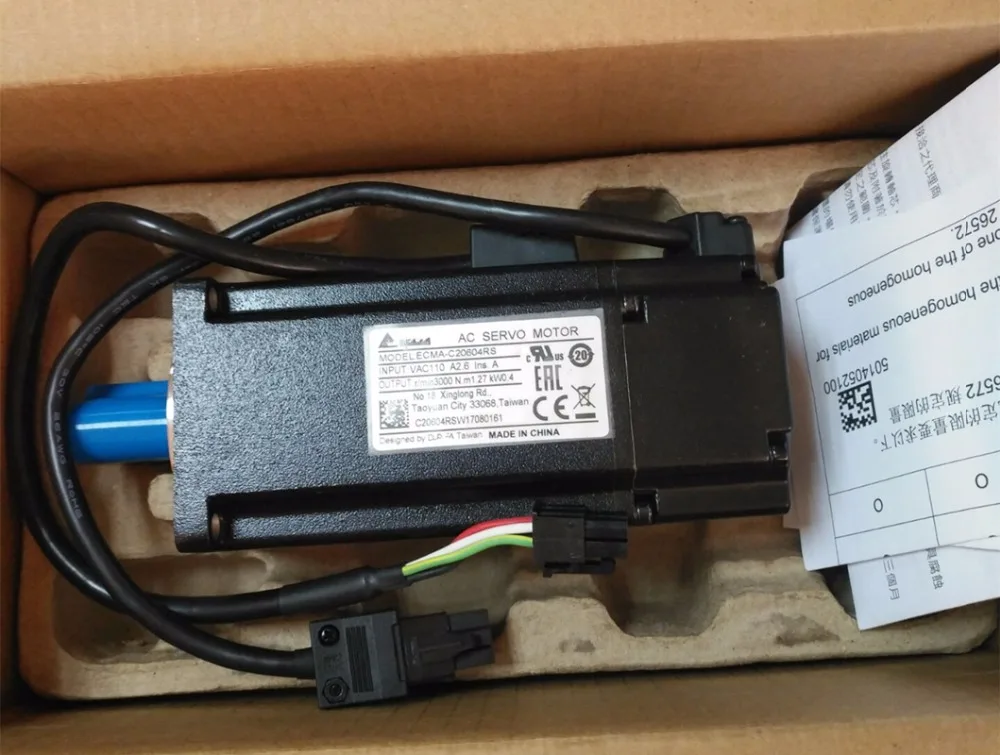 ECMA-C20604RS B2 AC Servo Motor 220V 400W 1.27NM 3000rpm new in box