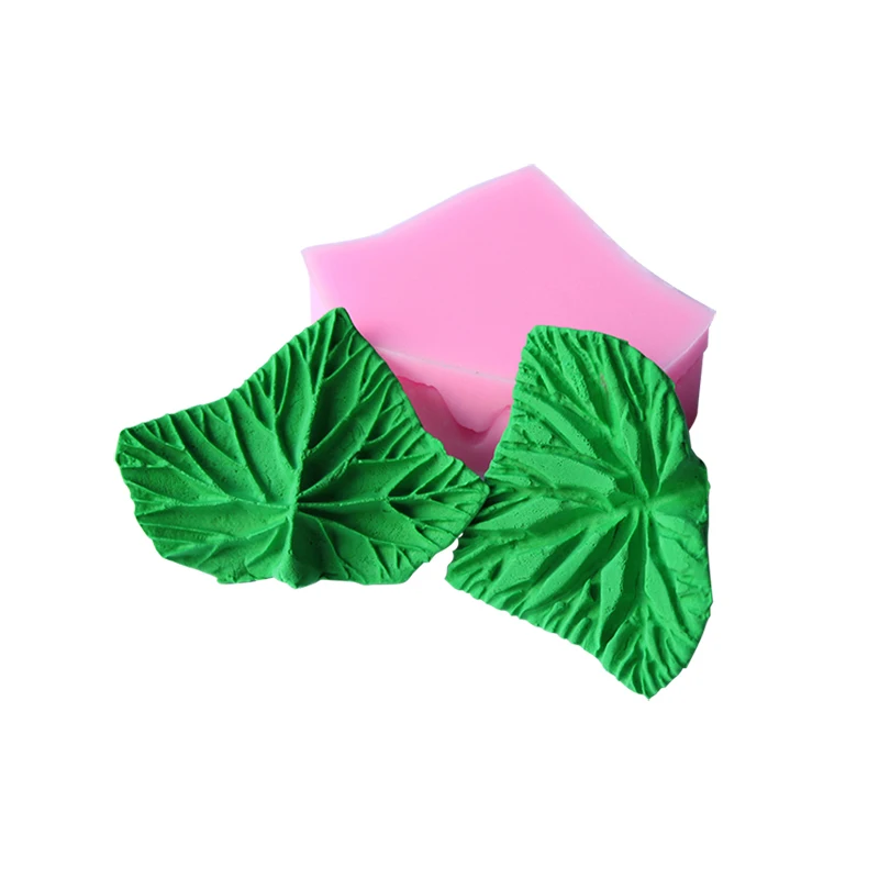 leaf fondant silicone mold 3D flower cooking wedding decoration baking Sugar Craft Molds Leaves DIY Cake mold