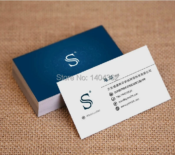 Custom Business Cards 300g Paper Double Sides Full Color Thank You Card for Wedding Party Invitations Postcards Gift Packaging