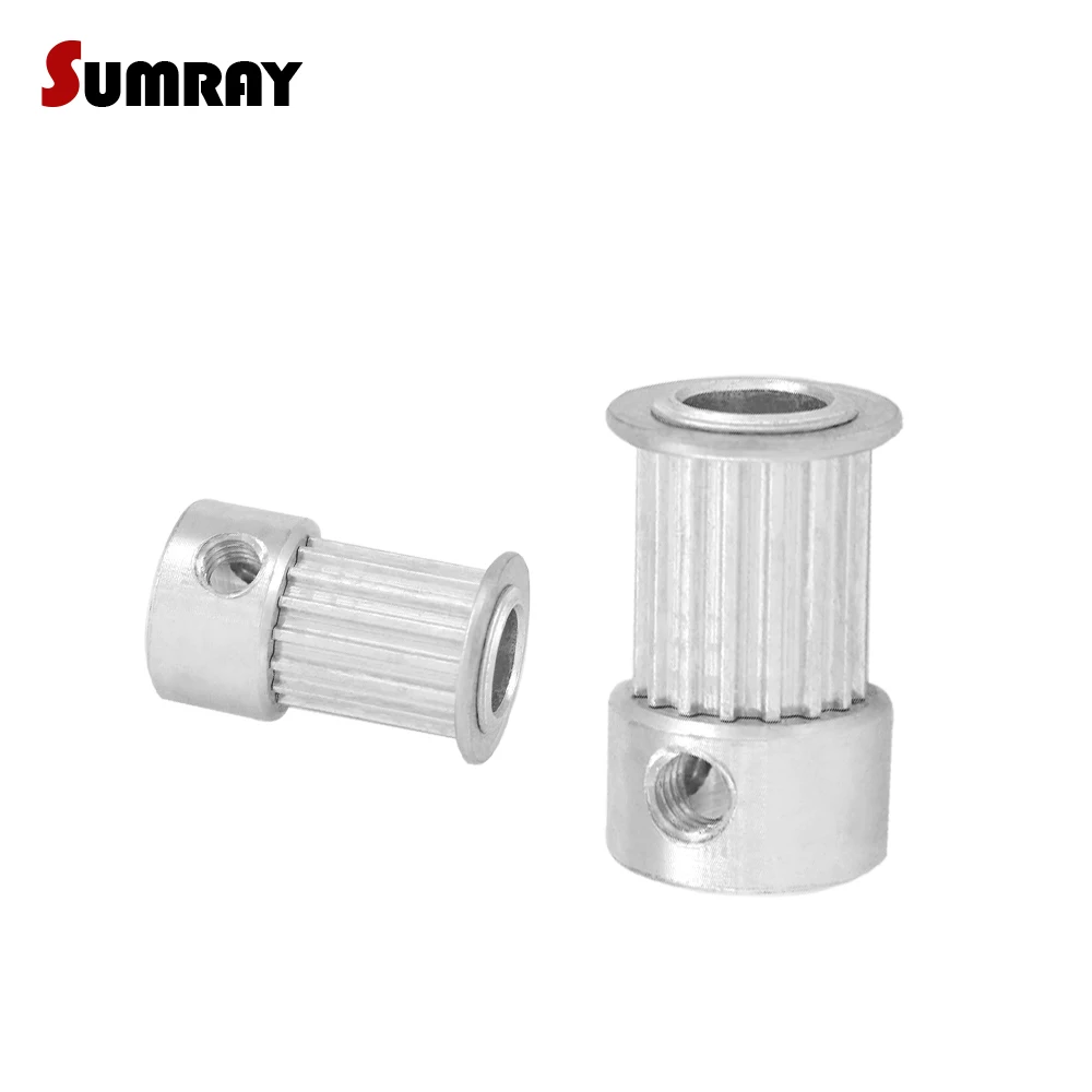 2pcs MXL 16T Gear Belt Pulley 4/5/6mm Inner Bore 7/11mm Width Synchronous Pulley Wheel for CNC Machine