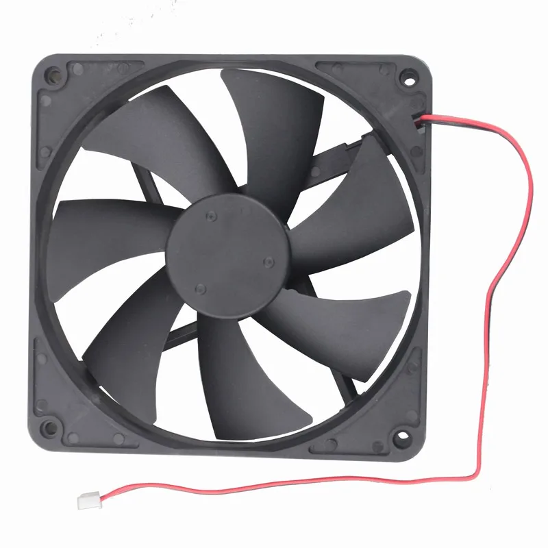 10 Pcs Gdstime 2Pin 14cm PC Case Radaitor 140mm 5.5 inches 14025s DC 12V Brushless Computer Cooler Cooling Fan 140*140*25mm