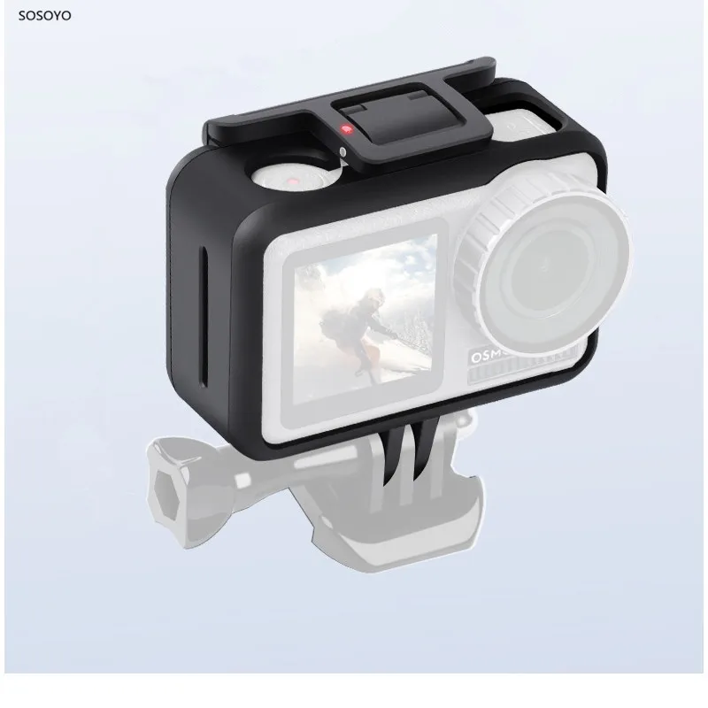 Anti-collisione Telaio di Protezione Custodia Durevole Borsette Protettiva Gabbia Per DJI OSMO Action macchina fotografica di Sport Accessori