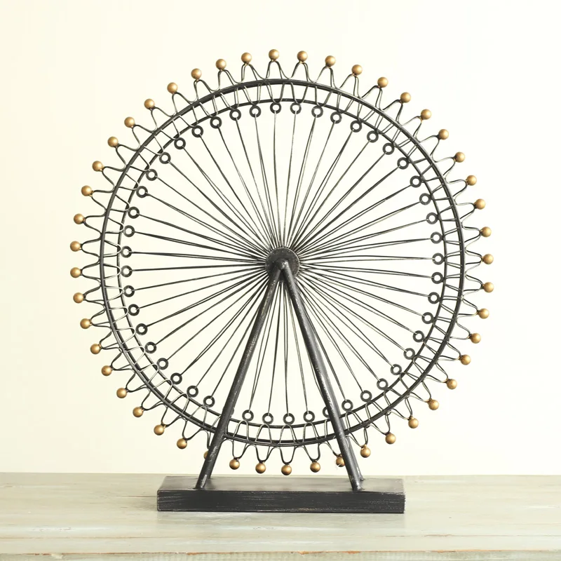 Home Furnishing high-grade iron ornamental decoration furnishings jewelry crafts business space club happy ferris wheel