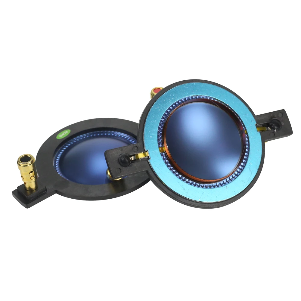 GHXAMP 44.4MM Voice Coil Blue Film 44 Core Horn Tweeter Driver Diaphragm Treble Speaker Repair DIY 8OHM 70-250W High-end 2PCS